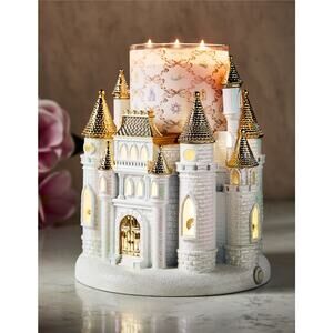 2026 Bath & Body Works Disney Princess Light Up Castle 3-Wick Candle Holder New